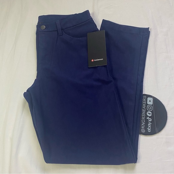 Lululemon ABC Classic-Fit Pant 32”L Utilitech NISE Night Sea Navy Blue Men’s 28 - Picture 1 of 6